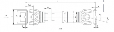 SWC-CH型長(zhǎng)伸縮焊接式萬向聯(lián)軸器